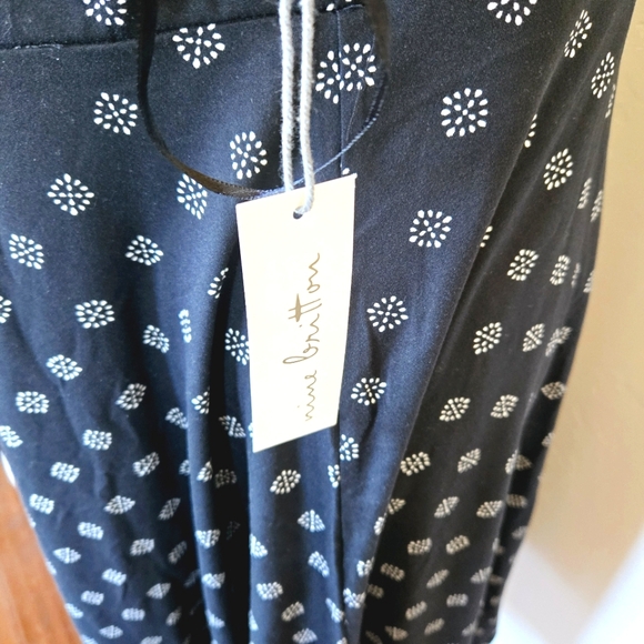 🏷️NINA BRITTON Knit Stretch Fit/Flare Criss Cross Back Casual Dress Size 2X - Picture 12 of 14